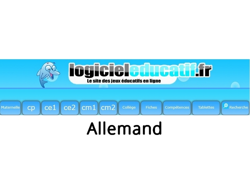 Logiciels éducatifs allemand
