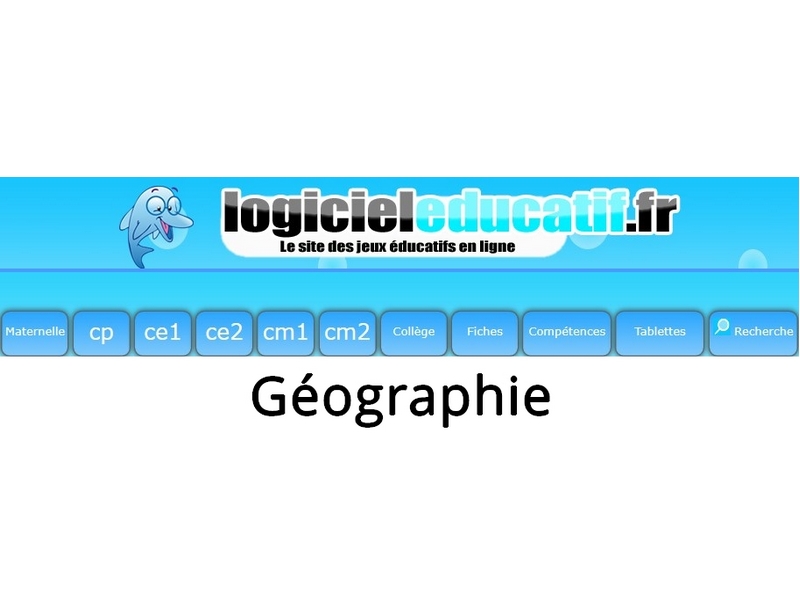 Logiciels éducatifs géographie